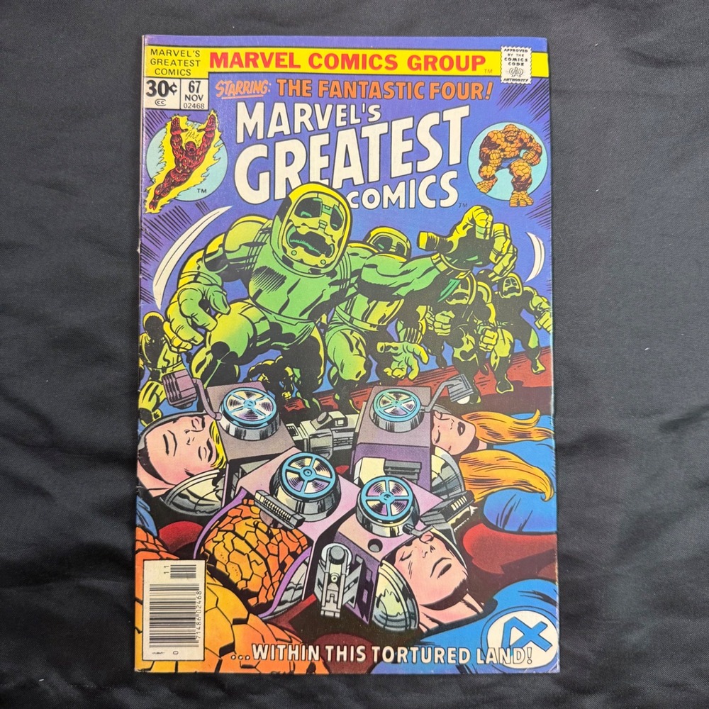 Marvels Greatest Comics 67 Fantastic Four Within This Tortured Land Nov 1977